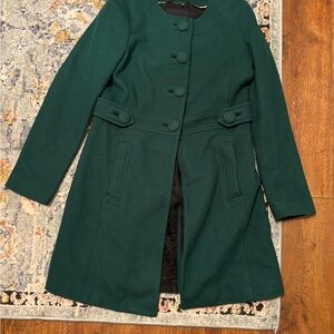 Banana Republic Forest Green Pea Coat